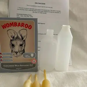 A book about wombaroo and some yellow candles